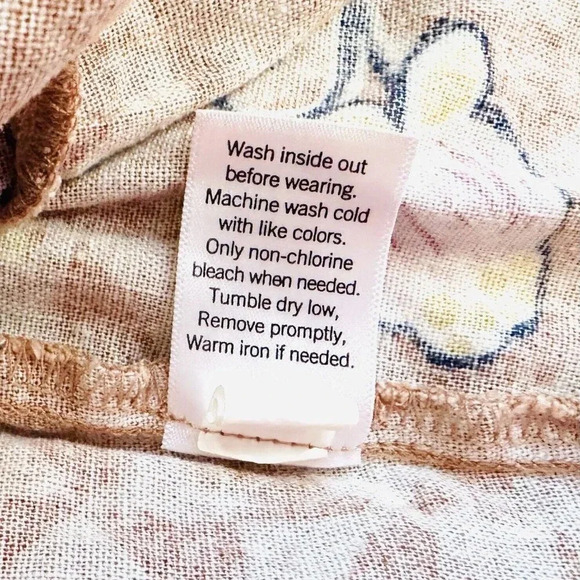 NWT SONOMA Women Sleeveless Pullover Brown Elastic Waist V-Neck Dress Size 4X - Picture 15 of 15